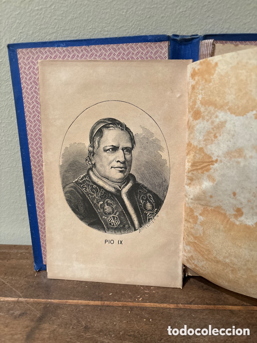 Libros antiguos: Libro vida popular de P&iacute;o IX - Foto 4