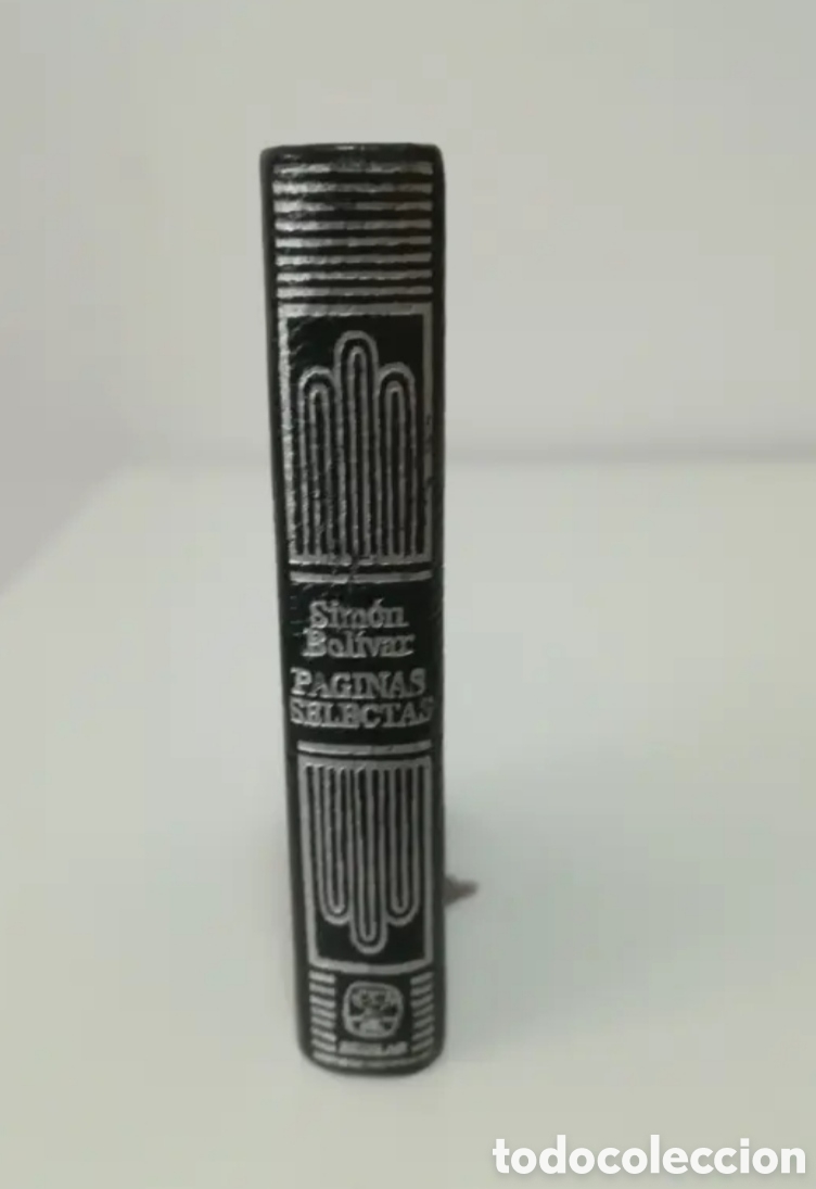 Libros antiguos: Mini libro. SIM&Oacute;N BOLIVAR. P&Aacute;GINAS SELECTAS. - Foto 1