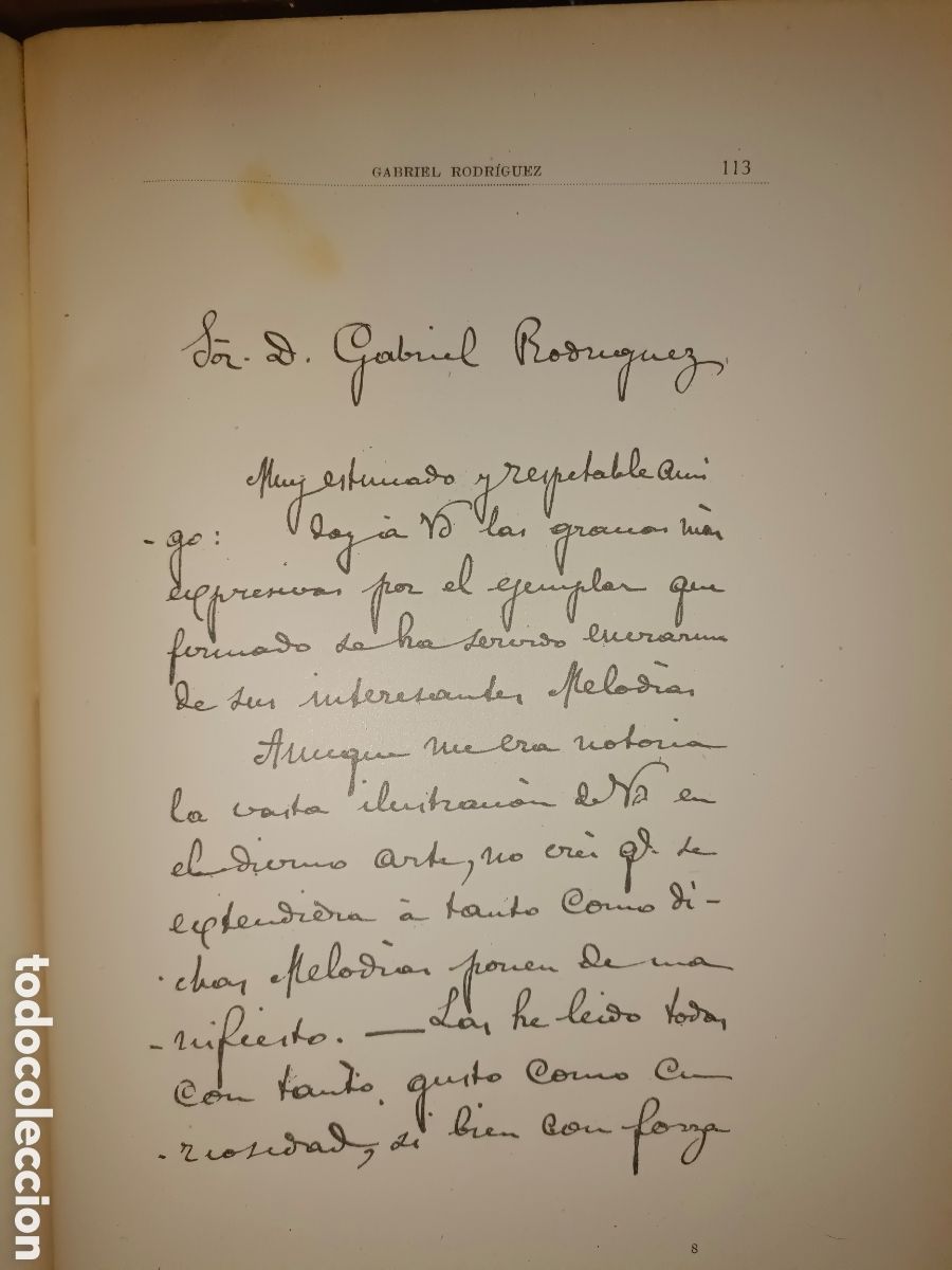 Libros antiguos: Gabriel Rodr&iacute;guez A&ntilde;o 1917 - Foto 4