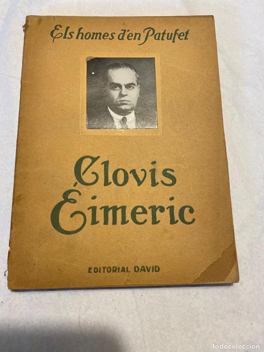 Libros antiguos: CLOVIS EIMERIC. ELS HOMES DEN PATUFET . EDITORIAL DAVID - Foto 1