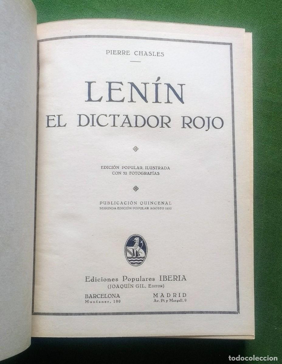 Libros antiguos: LENIN - STALIN - RASPUTIN - D20 - Foto 2