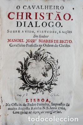 Libros antiguos: CAVALHEIRO (O) CHRIST&Atilde;O. DIALOGO. [AN&Oacute;NIMO] - Foto 1
