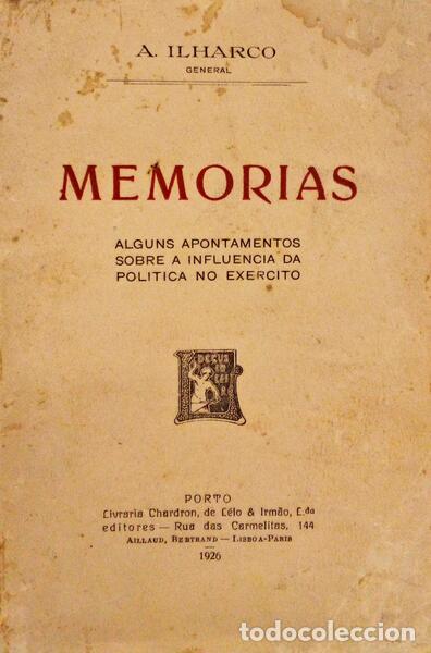 Libros antiguos: ILHARCO. (A.) - MEMORIAS. - Foto 1