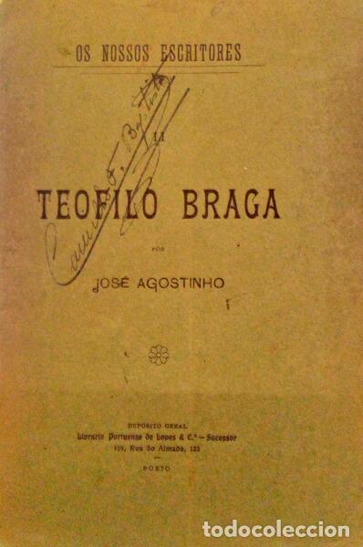 Libros antiguos: AGOSTINHO. (Jos&eacute;) - TEOFILO BRAGA. - Foto 1