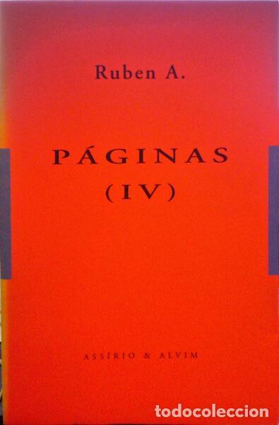 Libros antiguos: RUBEN A. - P&Aacute;GINAS (IV). - Foto 1