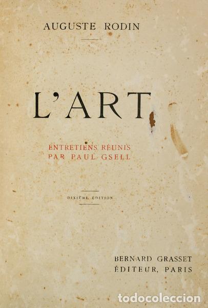 Libros antiguos: RODIN. (Auguste) - L&#39;ART. - Foto 1