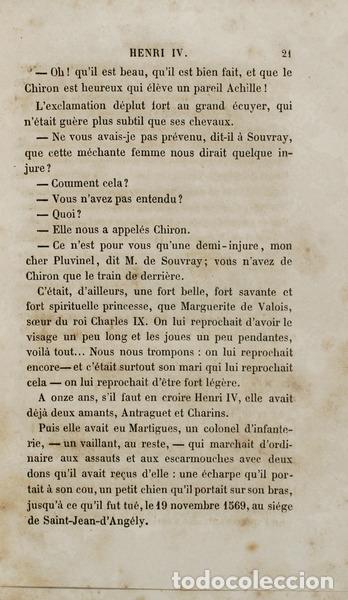 Libros antiguos: DUMAS. (Alexandre) - HENRI IV. - Foto 2