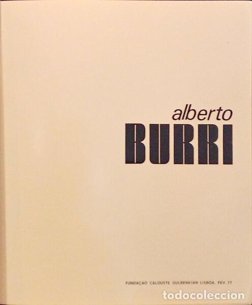 Libros antiguos: ALBERTO BURRI. - Foto 1