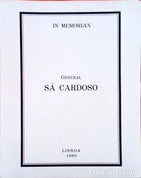 Libros antiguos: GENERAL S&Aacute; CARDOSO. - Foto 1