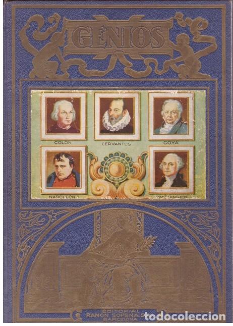 Antiquarische B&uuml;cher: GENIOS. Cervantes-Goya-Col&oacute;n-Napole&oacute;n-Washington - Erssa - Editorial Ramon Sopena, 1&ordf; Ed.