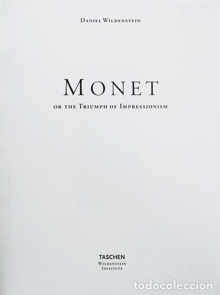 Libros antiguos: WILDENSTEIN. (Daniel) - MONET. - Foto 1