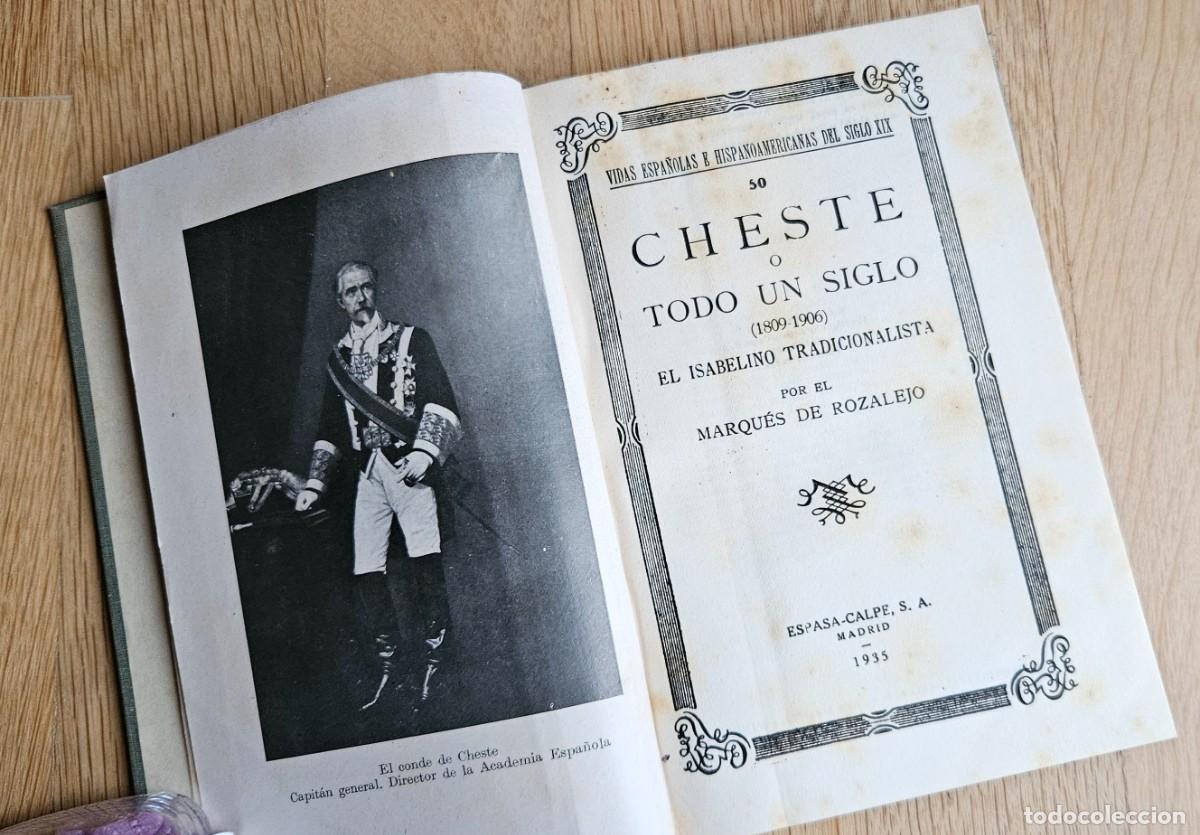 Libros antiguos: Cheste, Marques de Rozalejo - Foto 1