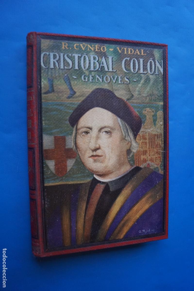Libros antiguos: CRISTOBAL COLON, GENOVES, ROMULO CUNEO VIDAL - Foto 1