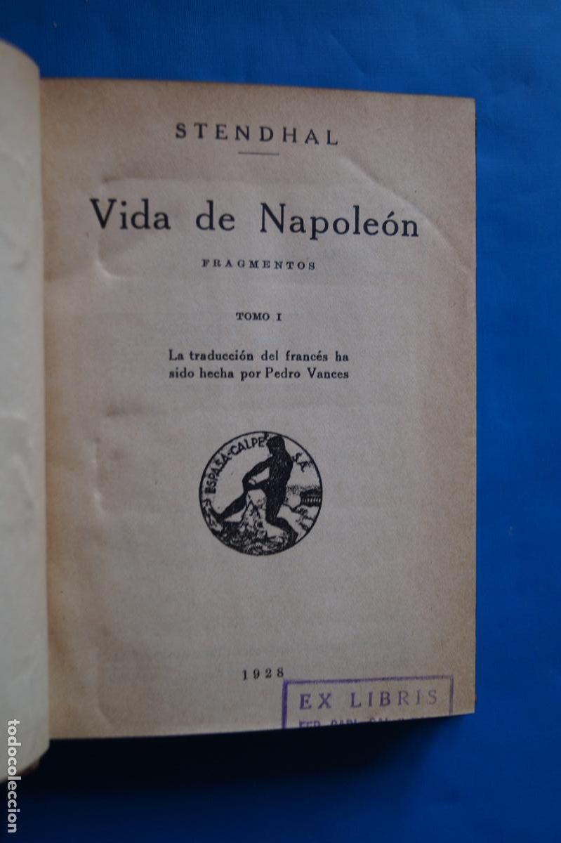 Libros antiguos: VIDA DE NAPOLEON. STENDHAL. 1928 - Foto 2