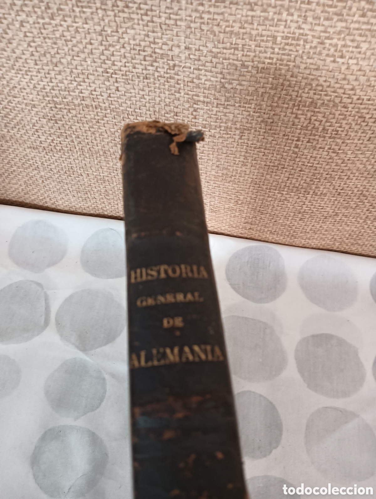 Libros antiguos: Antiguo libro de Historia