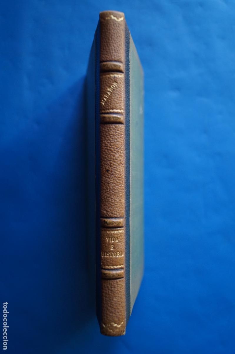 Libros antiguos: VIDA E HISTORIA. GREGORIO MARA&Ntilde;ON. - Foto 1