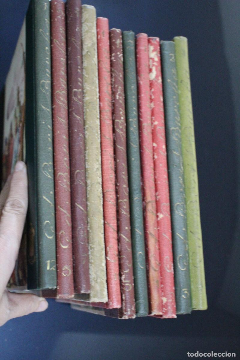 Libros antiguos: 11 vol&uacute;menes de Biograf&iacute;as amenas de grandes figuras. Ediciones Bebe 1944.
