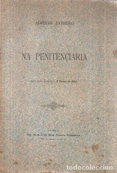 Libros antiguos: ANTHERO. (Adriano) - NA PENITENCIARIA.