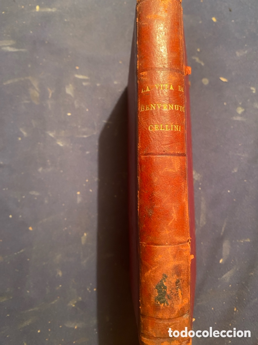 Libros antiguos: BENVENUTO CELLINI: - LA VITA SCRITTA DA LUI MEDESIMO... - (MILANO, 1878)