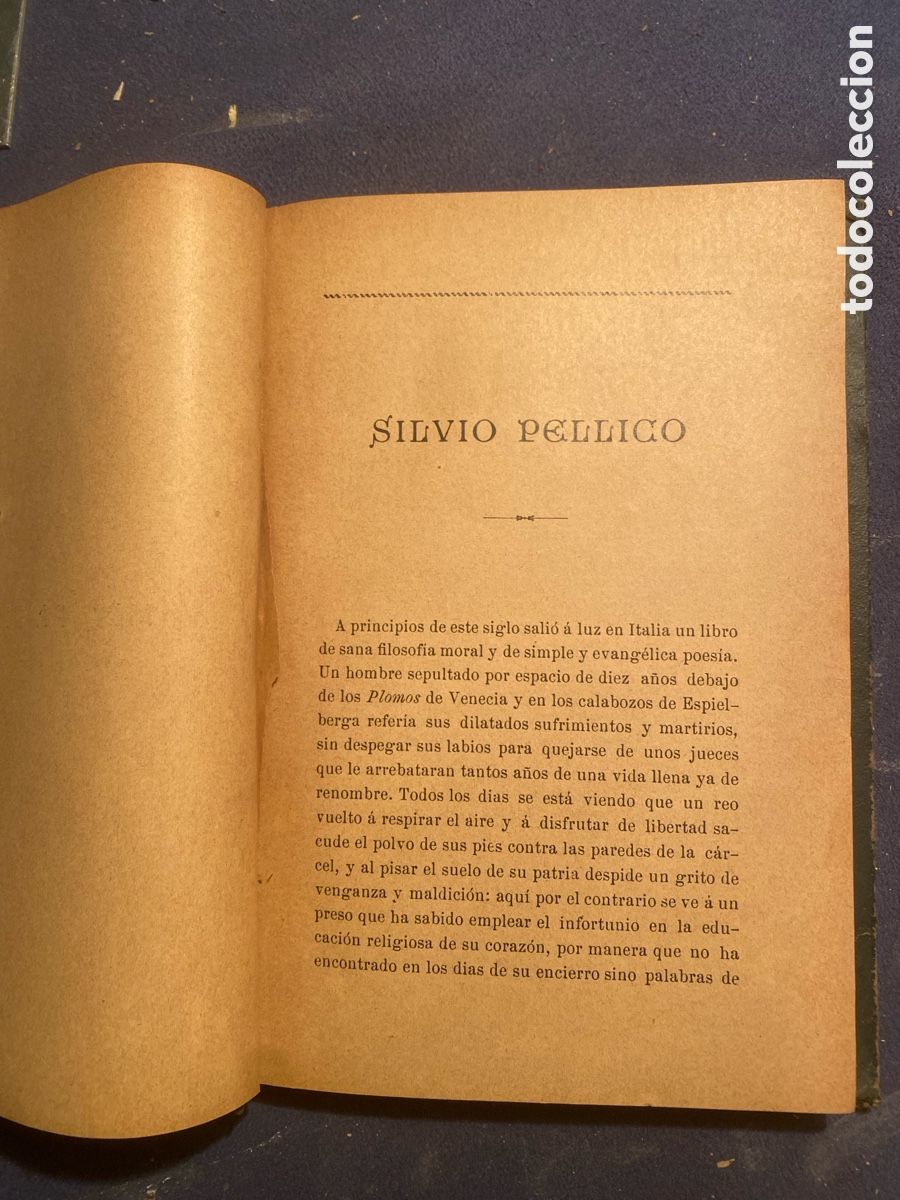 Libros antiguos: SILVIO PELLICO: - MIS PRISIONES - - Foto 2