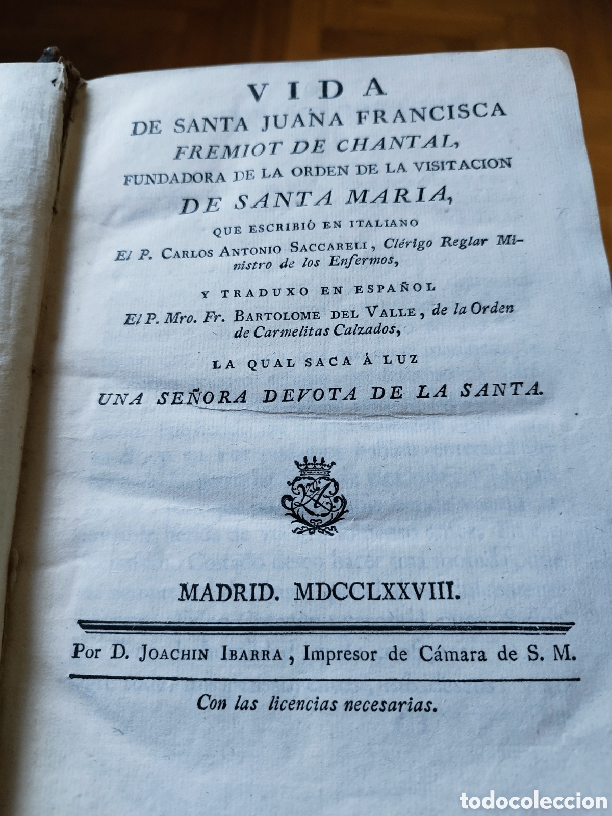 Libros antiguos: Libro singular religioso de 1778