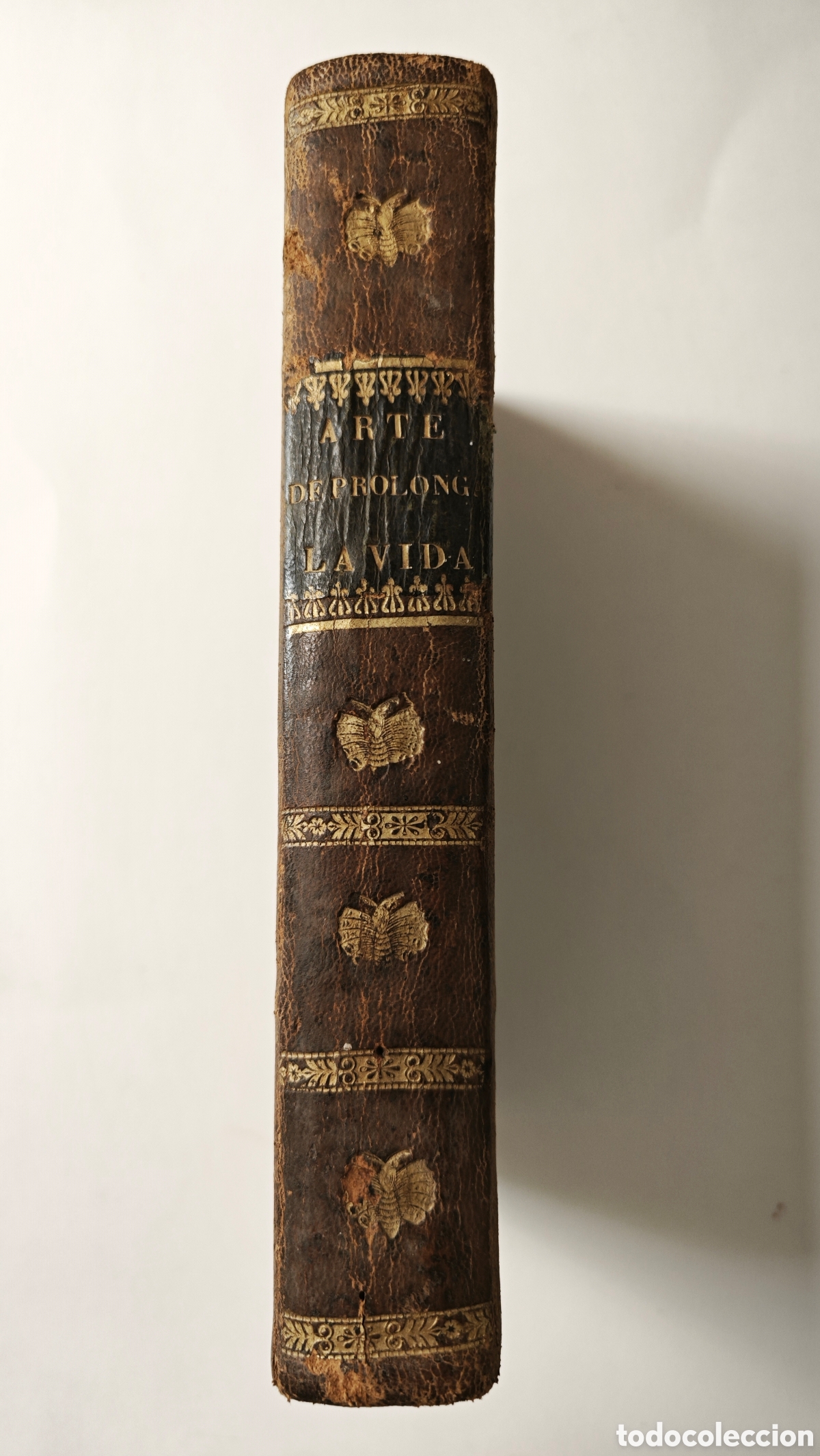 Libros antiguos: LA MACROBIOTICA CRISTOBAL G.HUFFELAND BOIX 1839 ARTE DE PROLONGAR LA VIDA