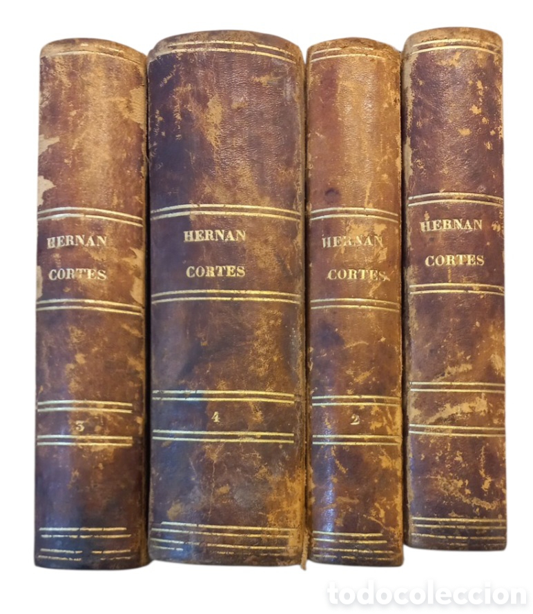 Libros antiguos: HERNAN CORT&Eacute;S, DESCUBRIMIENTO Y CONQUISTA DE MEXICO. U. MANINI, EDITOR. A&Ntilde;O 1868