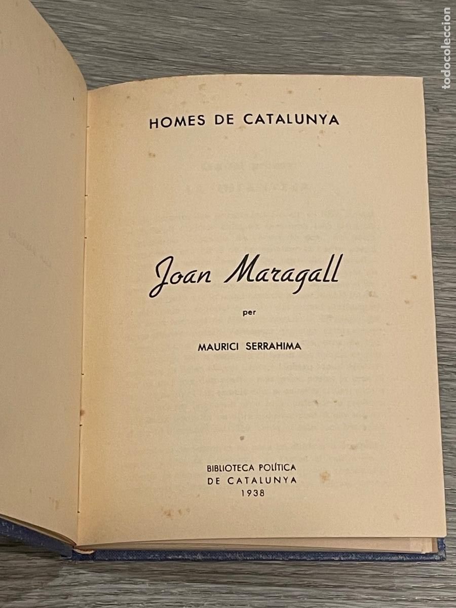 Libros antiguos: MAURICI SERRAHIMA - JOAN MARAGALL 1938 / IGNASI IGLESIAS - ENRIC MORERA 1921 - 2 OBRES EN 1 VOL.