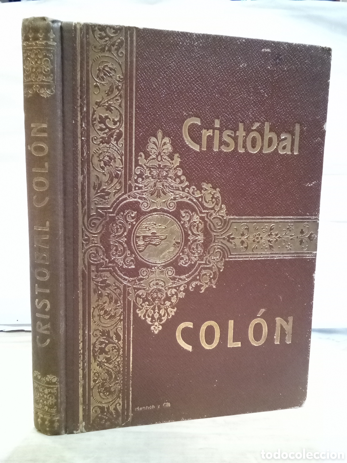 Livros antigos: Crist&oacute;bal Col&oacute;n por M. Pons F&aacute;bregues
