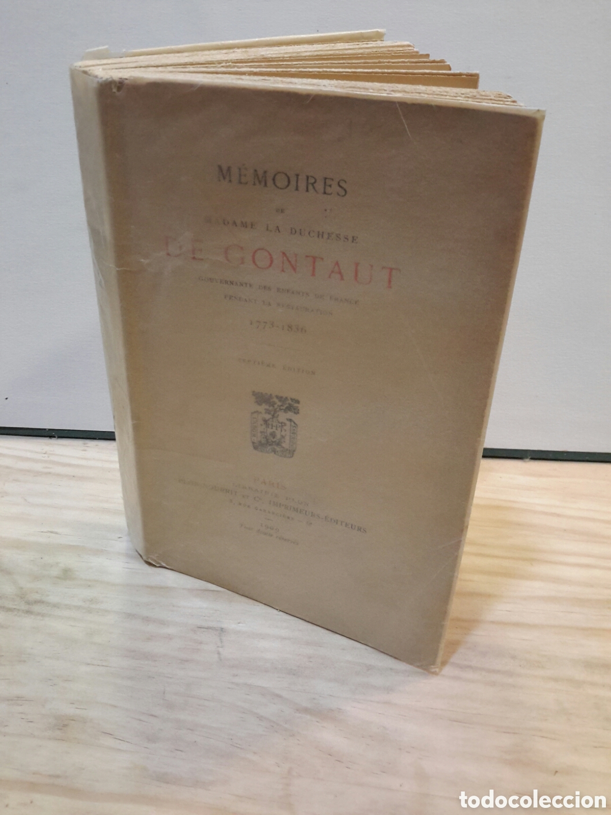 Libros antiguos: Memoire de madame la duchesse de gontaut