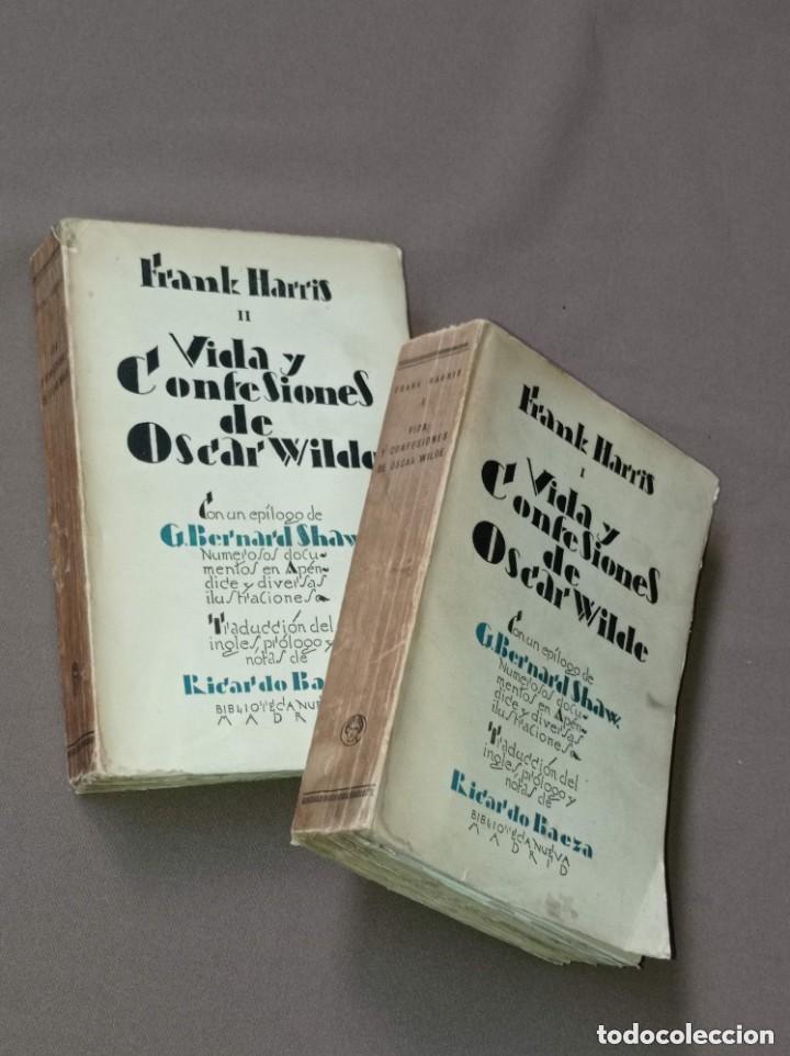 Libros antiguos: VIDA Y CONFESIONES DE OSCAR WILDE. 2 TOMOS. FRANK HARRIS. RICARDO BAEZA. BIBLIOTECA NUEVA, 1928 ++++