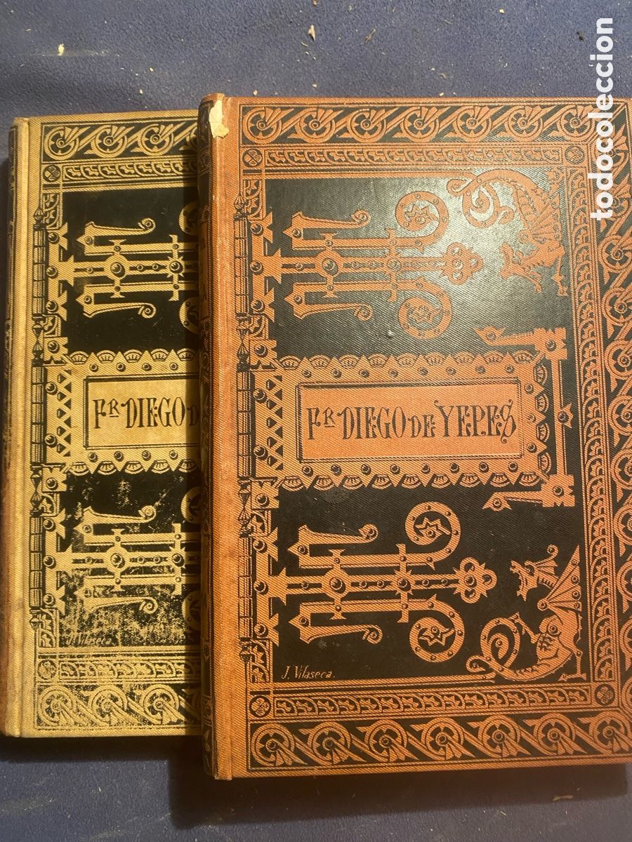 Libros antiguos: FR. DIEGO DE YEPES : - VIDA DE SANTA TERESA DE JES&Uacute;S (2 VOLUMENES) - (1887)