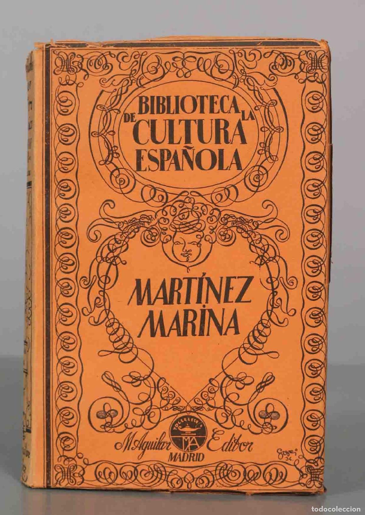 Libros antiguos: Mart&iacute;nez Marina - Luis de Sosa - M. Aguilar Editor