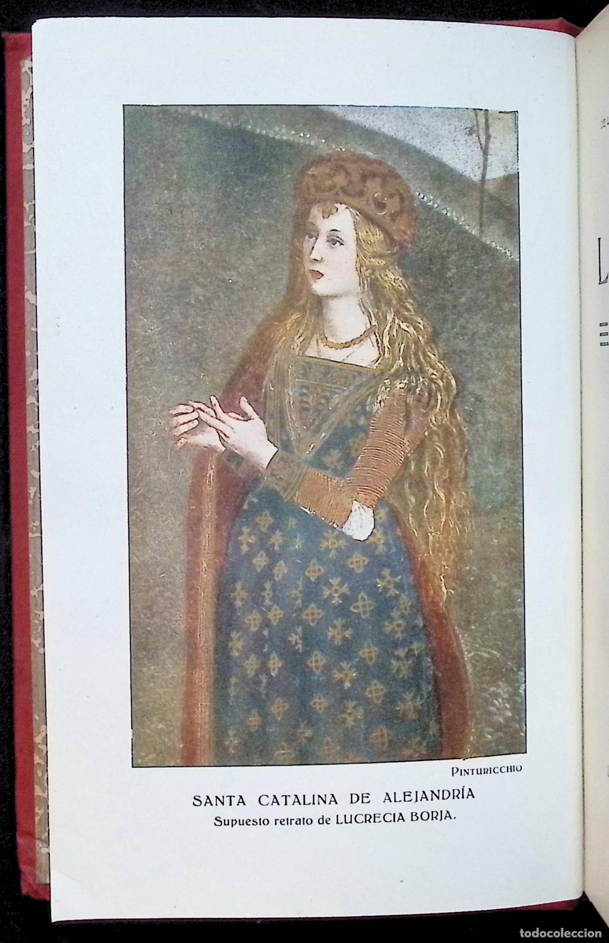 Libros antiguos: LUCRECIA BORJA, ESTUDIO HIST&Oacute;RICO. - VILLA-URRUTIA, Marqu&eacute;s de.
