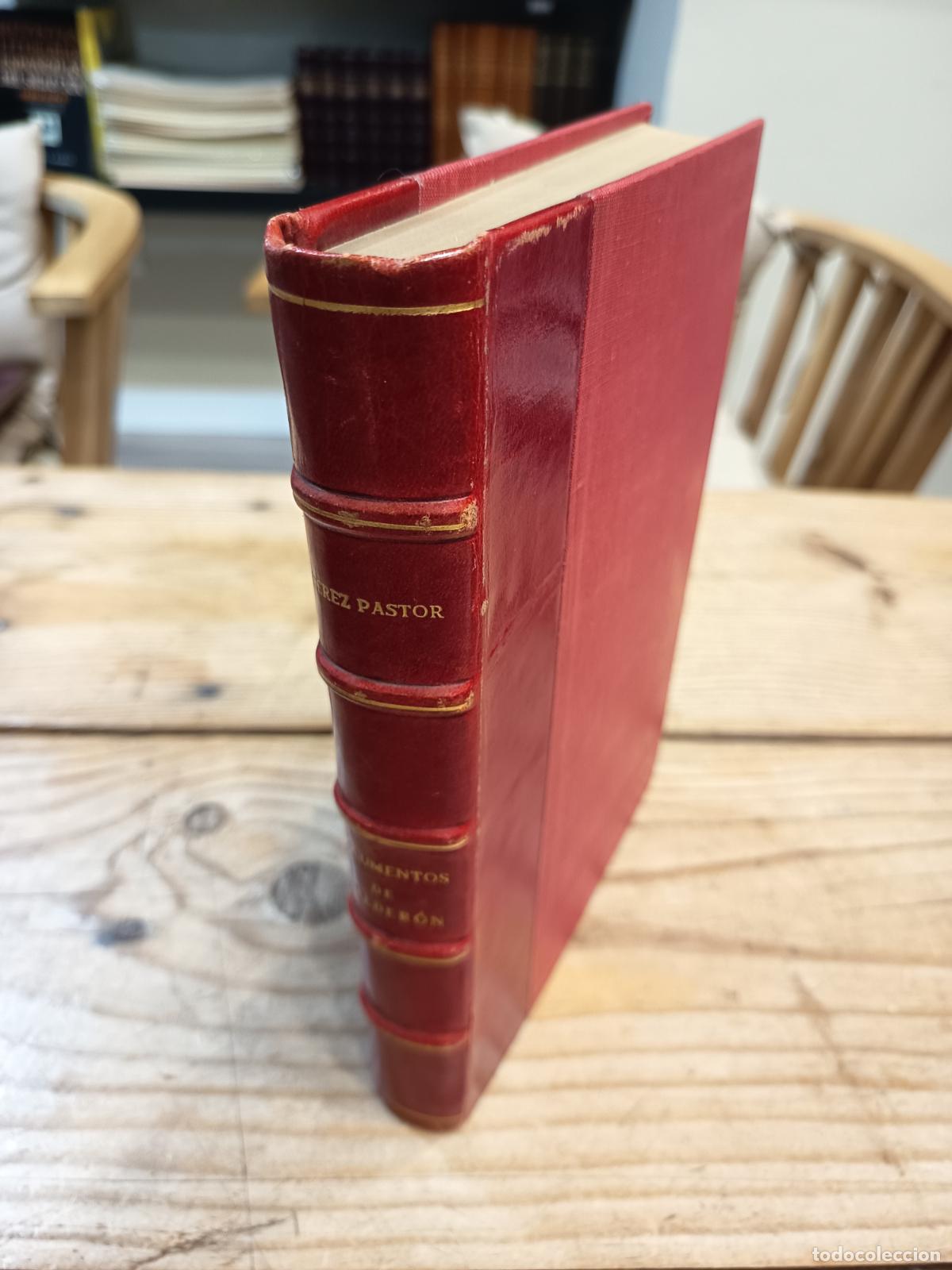 Libros antiguos: 1905 - CRIST&Oacute;BAL P&Eacute;REZ PASTOR. Documentos para la biograf&iacute;a de D. Pedro Calder&oacute;n de la Barca