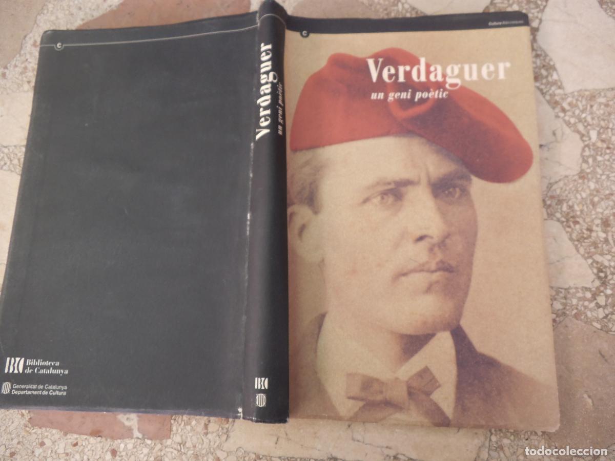 Libros antiguos: verdaguer ,un geni poetic, cultura bibliotecas, cataleg de l'exposicio commemorativa jacinto verdagu