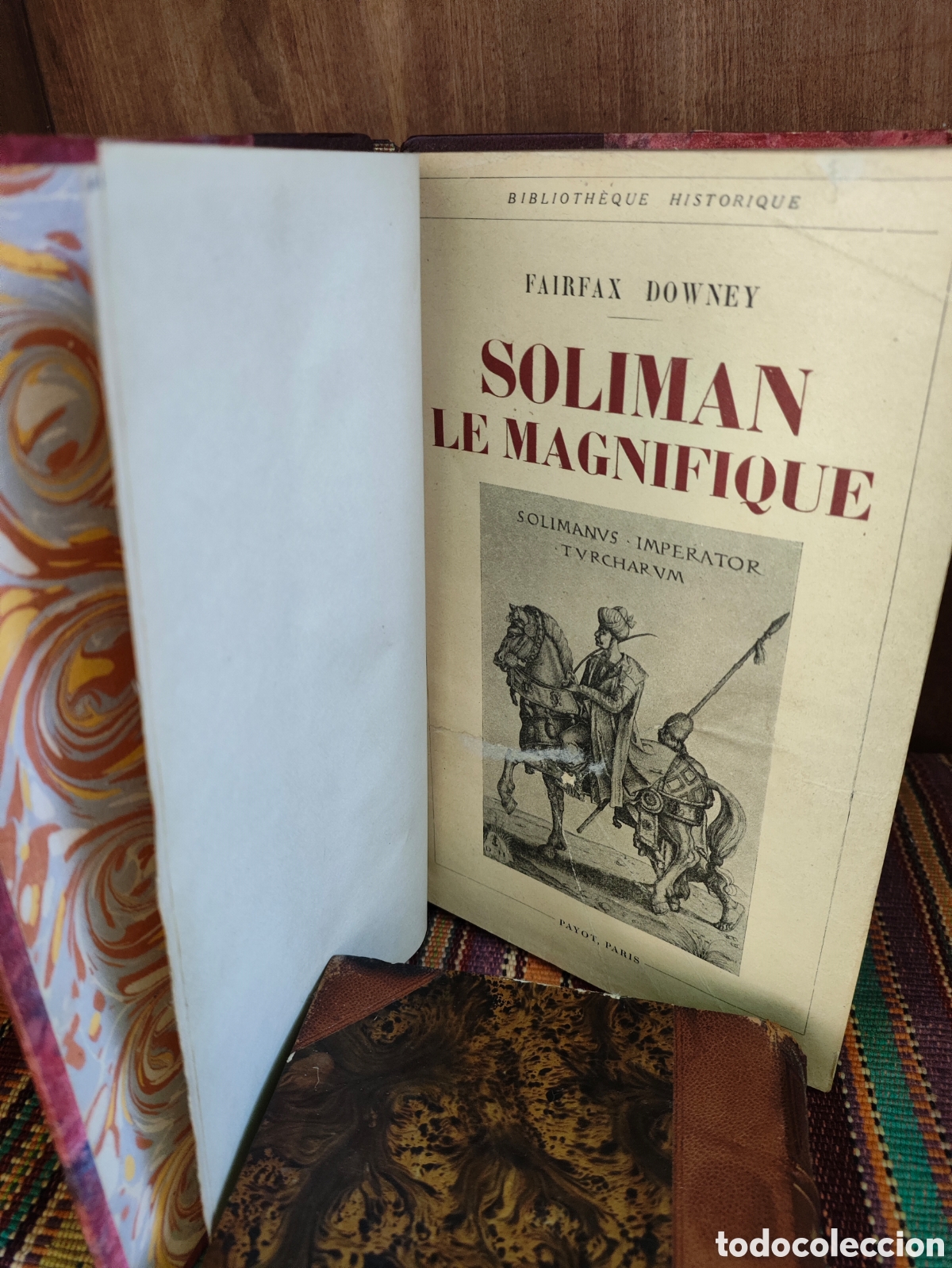 Libros antiguos: Soliman le Magnifique (1930) - 1&ordf; Ed. Payot - Magn&iacute;fica Encuadernaci&oacute;n de Lujo LE DOUARIN (Par&iacute;s)