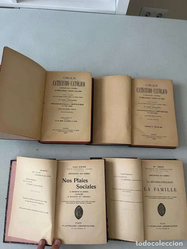 Old books: Lote 4 Libros Antiguos (1898-1903)