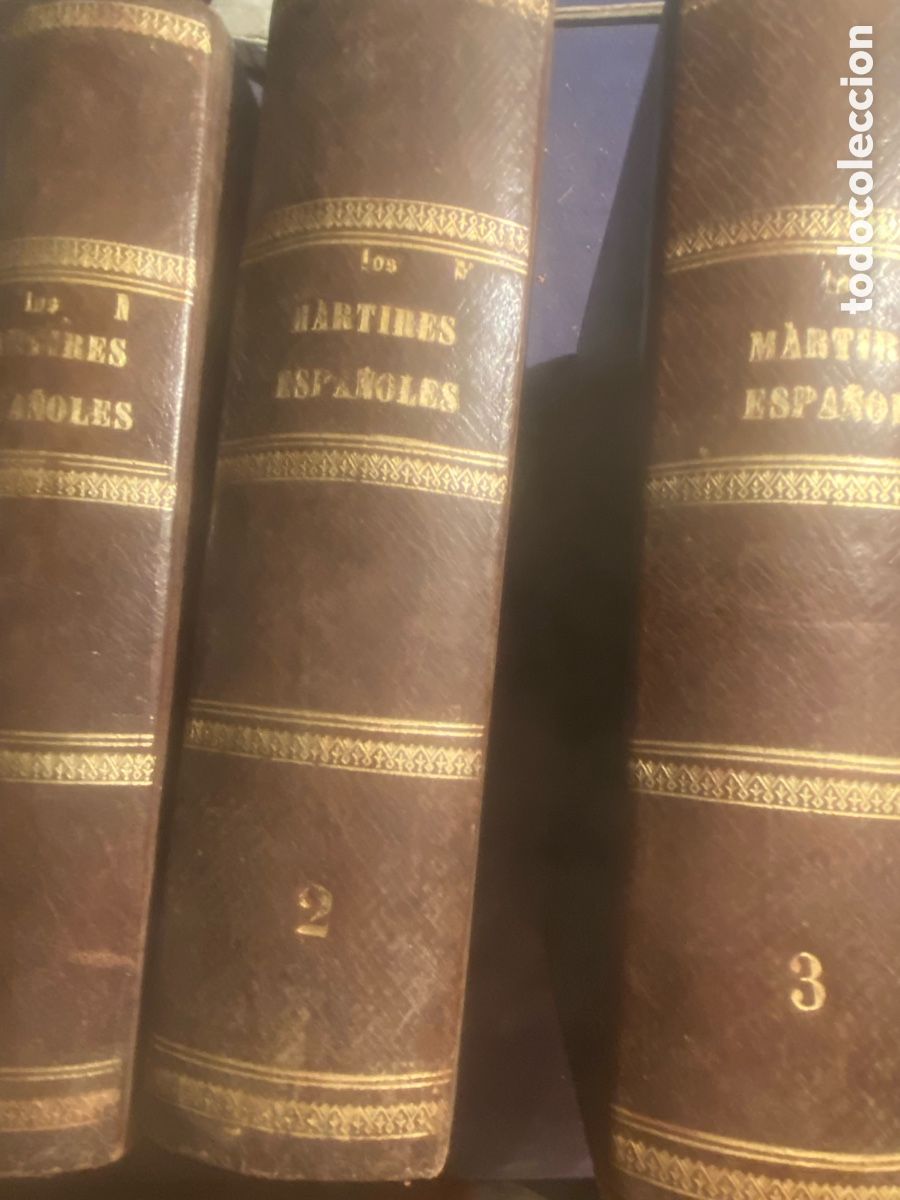 Libros antiguos: CONDE DE SALAZAR Y SOULERET: - LOS MARTIRES ESPA&Ntilde;OLES DEL S. XIX. (3 VOLUMENES) - (MADRID, S.A.)