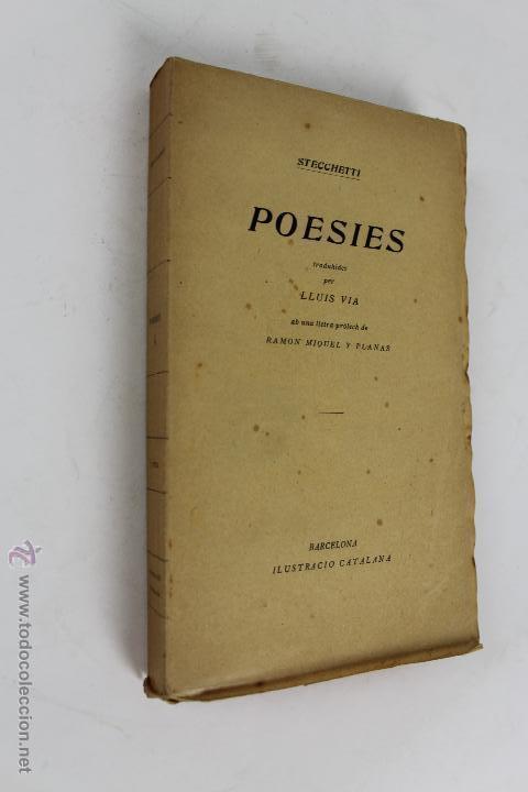 Libros antiguos: L- 1907. POESIES. STECCHETTI. - Foto 1
