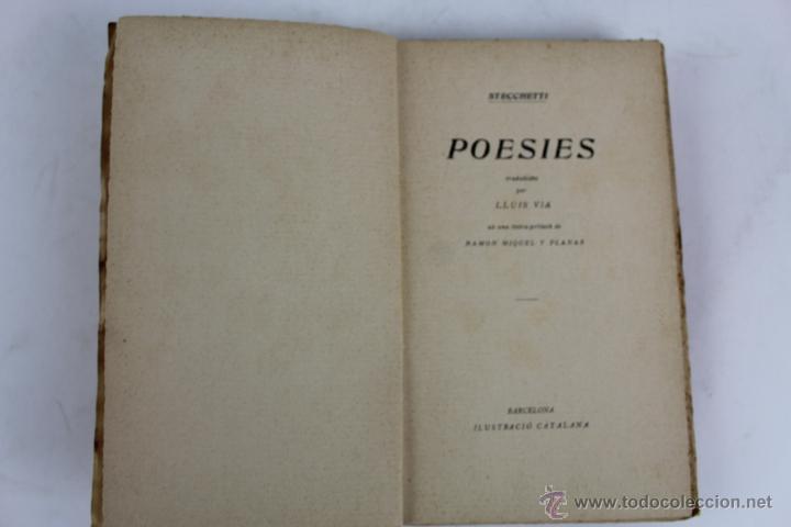 Libros antiguos: L- 1907. POESIES. STECCHETTI. - Foto 2