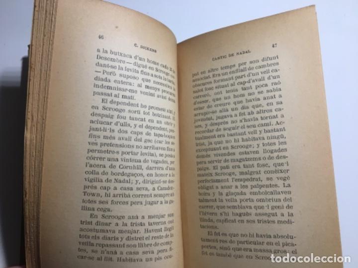 Libros antiguos: C&Agrave;NTIC DE NADAL -DICKENS -1910 - Foto 4