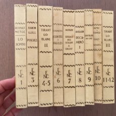 Libros antiguos: 9 EJEMPLARES DELS NOSTRES CLÀSSICS 1925 - 1927