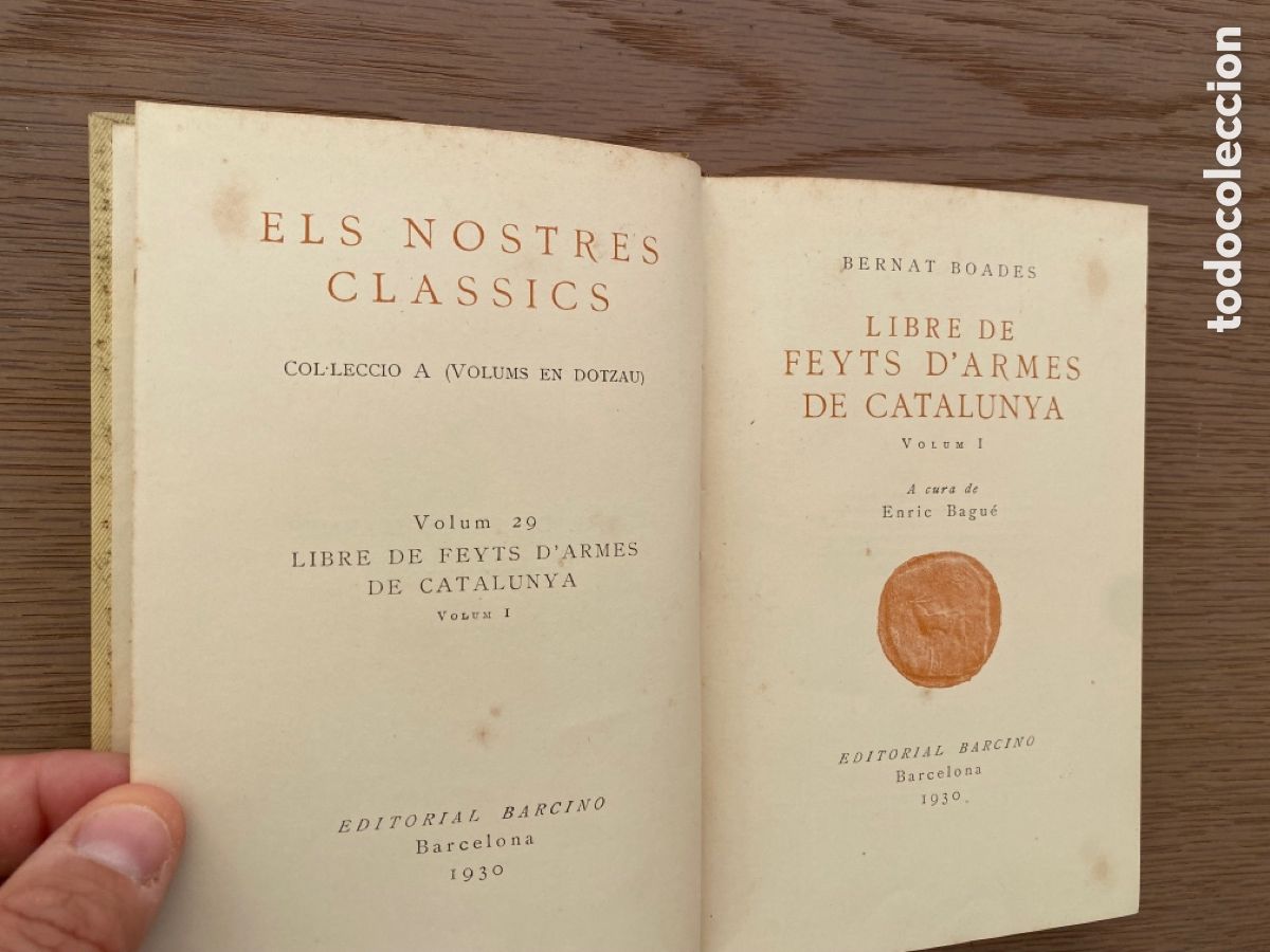 Libros antiguos: 4 ejemplares dels nostres cl&agrave;ssics 1925 - 1930 - Foto 4