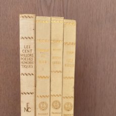 Libros antiguos: 4 EJEMPLARES DELS NOSTRES CLÀSSICS 1925 - 1930