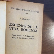 Libros antiguos: ESCENES DE LA VIDA BOHEMIA E. MURGER