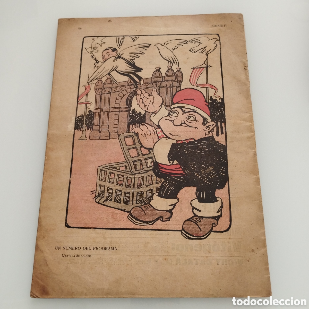 Libros antiguos: Cu-cut n&deg; 209 LHomenatge de la solidaritat. - Foto 2