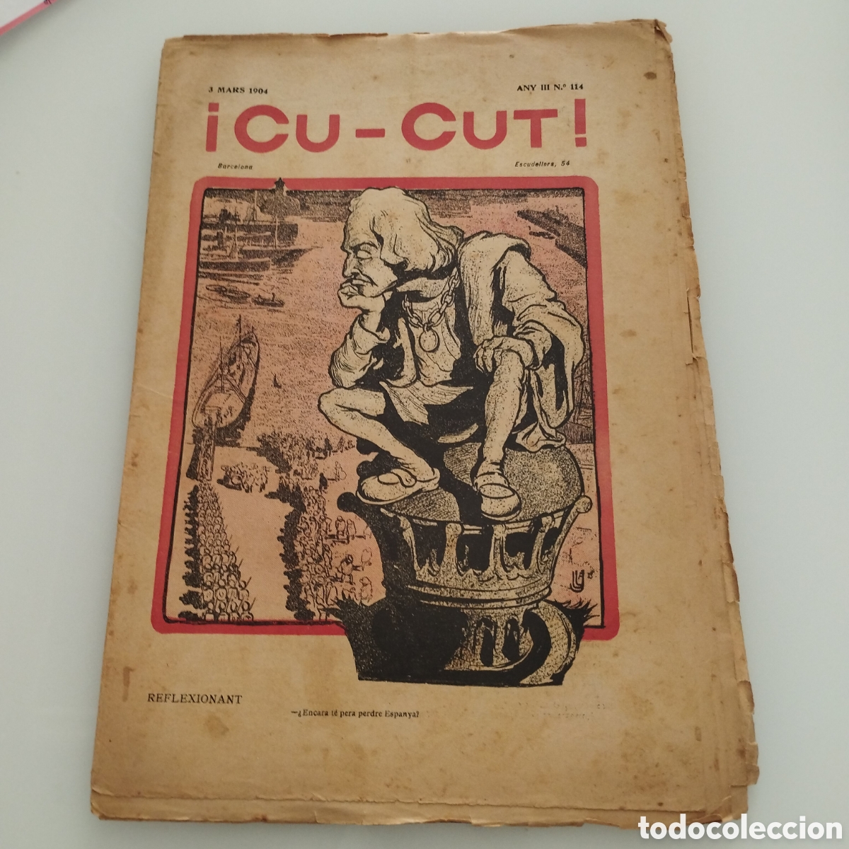 Libros antiguos: Cu-cut, n&deg;114, Reflexionant. - Foto 1