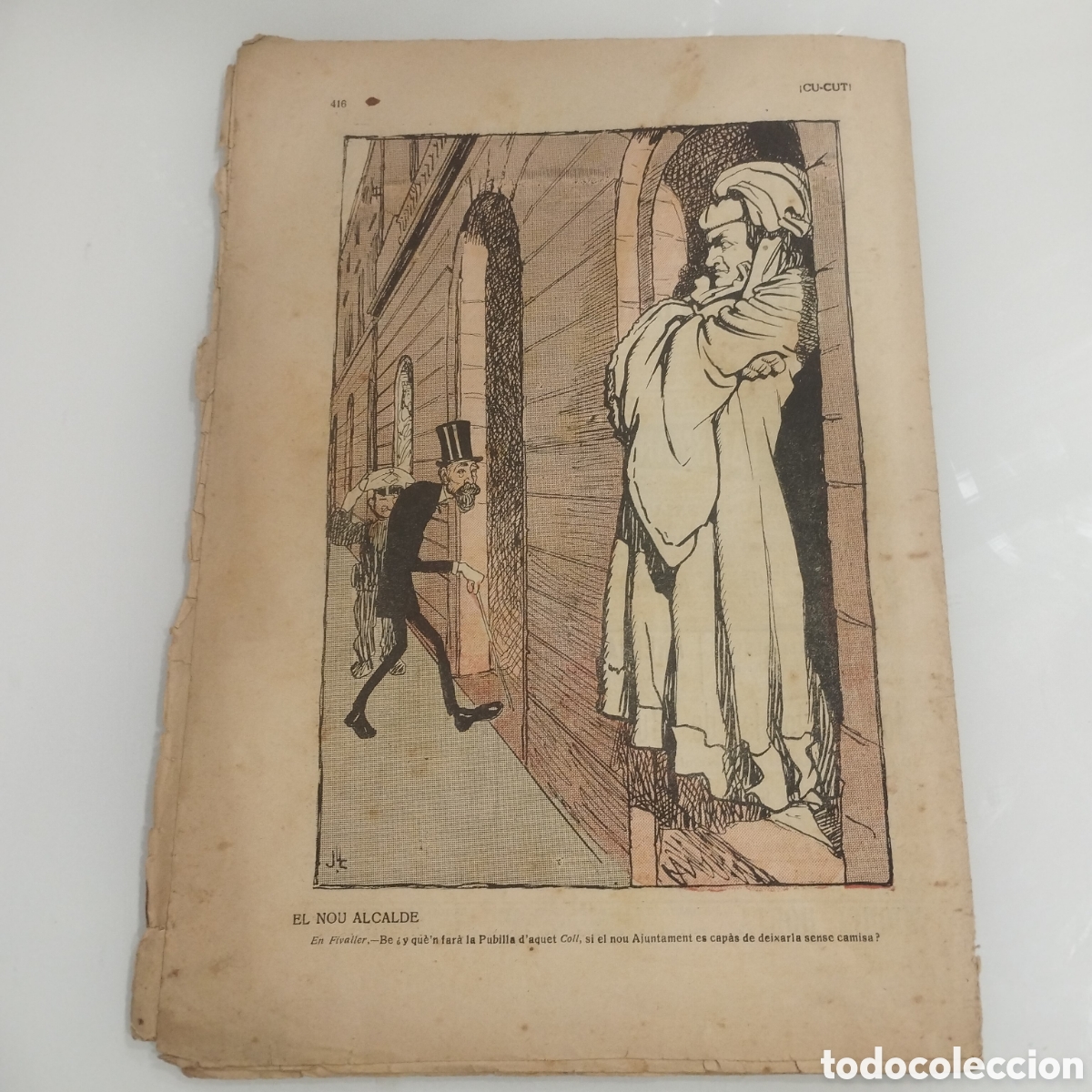 Libros antiguos: Cu-cut, n&deg; 372, Lo de Moncada. - Foto 2