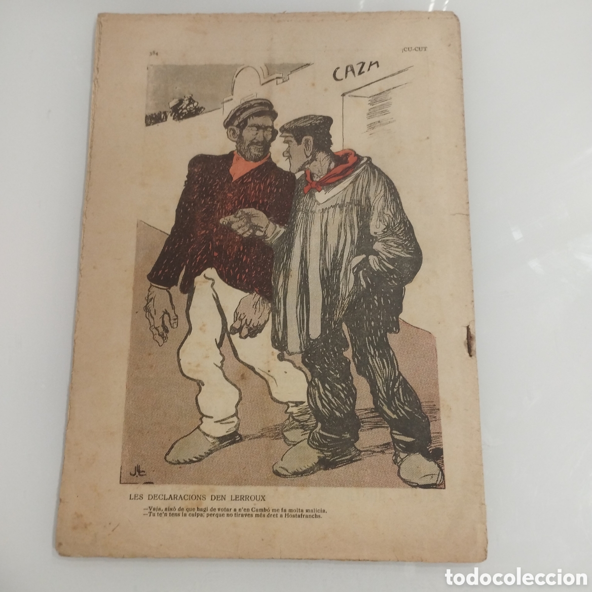 Libros antiguos: Cu-cut, n&deg; 421, L orfe&oacute; Donostiarra. - Foto 2